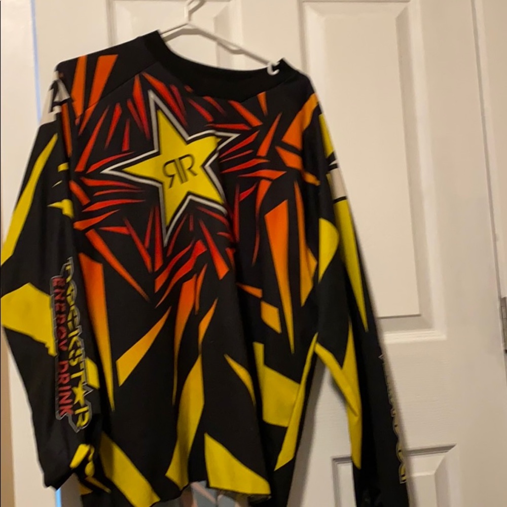 Rockstar dirt biking shirt